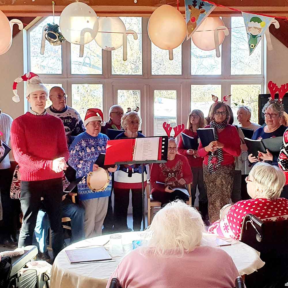 Carol Singers at Halvergate House