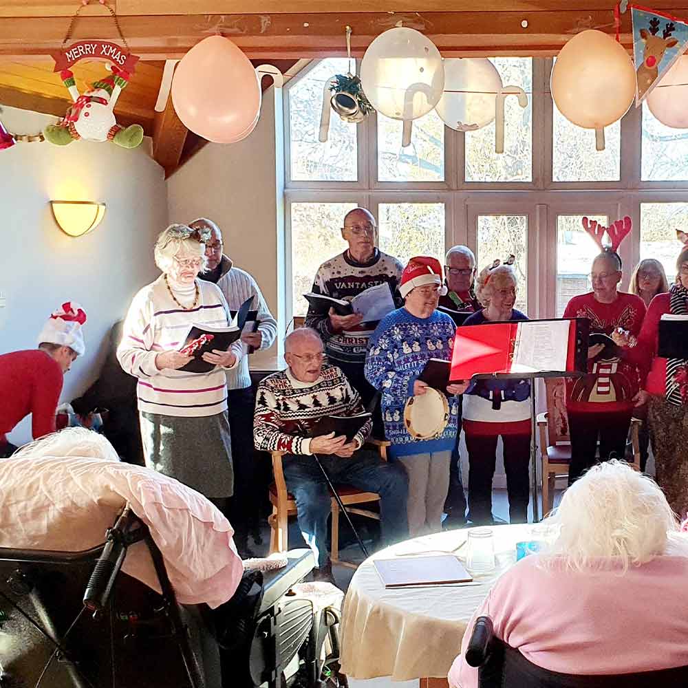 Carol Singers at Halvergate House