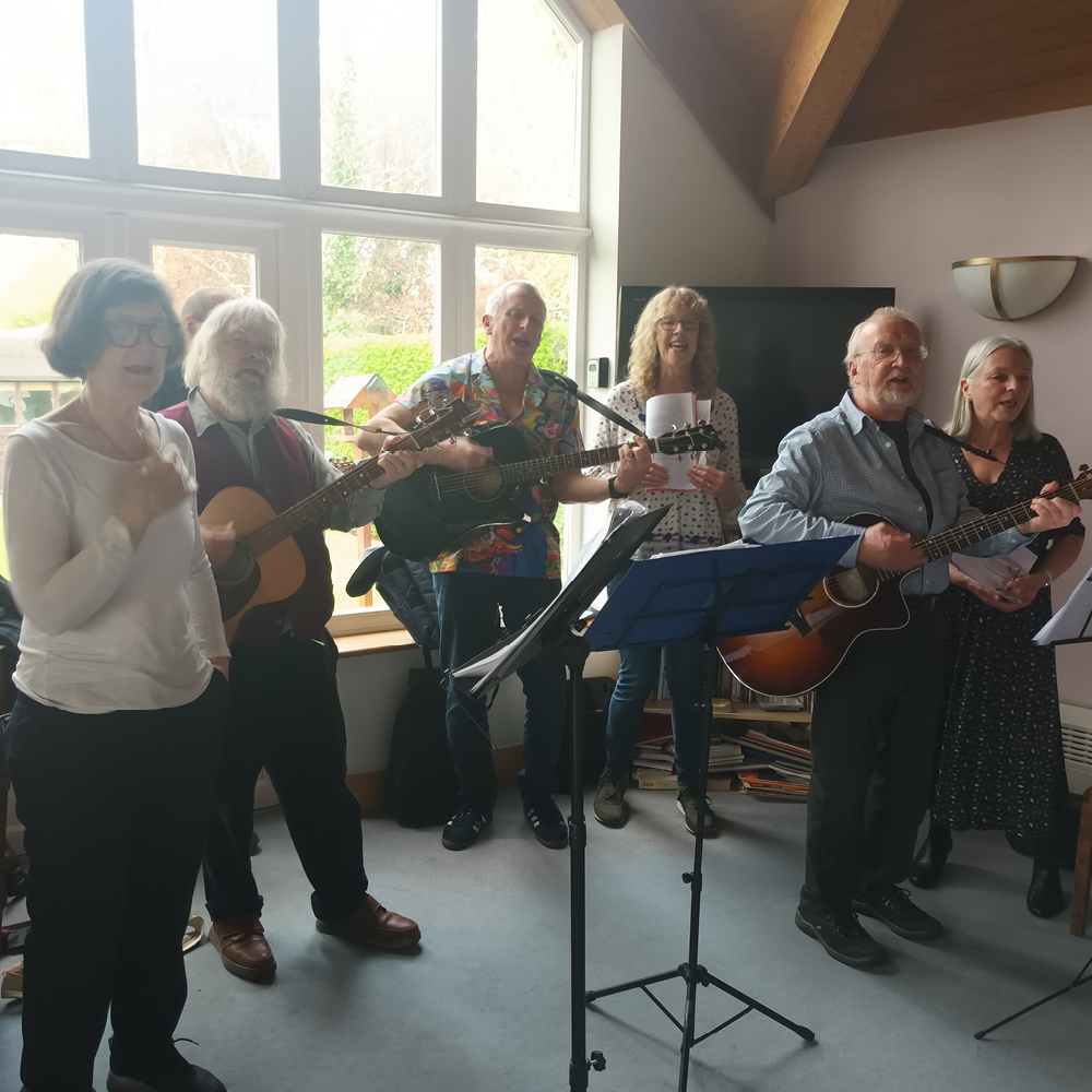 Folk Session Singers at Halvergate House