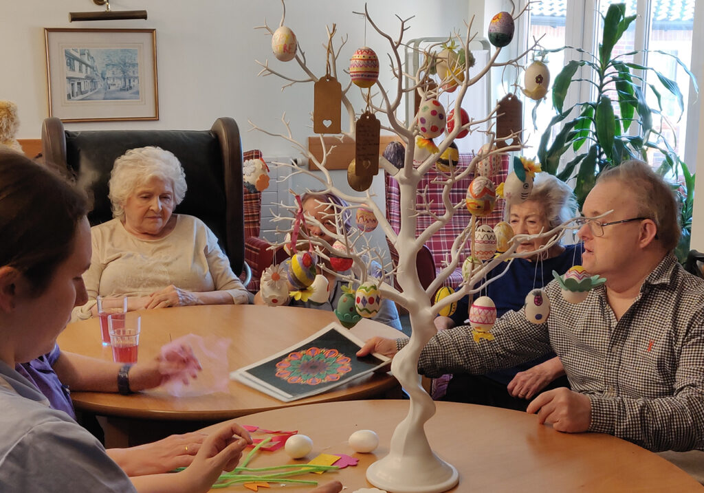 Easter egg decorating