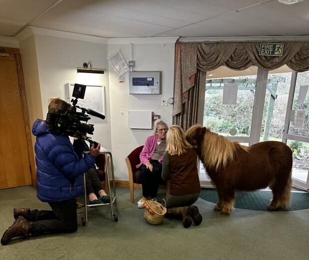 The ITV television crew came to Norfolk to film Jack in his day to day life. (Image: Ali Stearn / Sutherland Care Home)